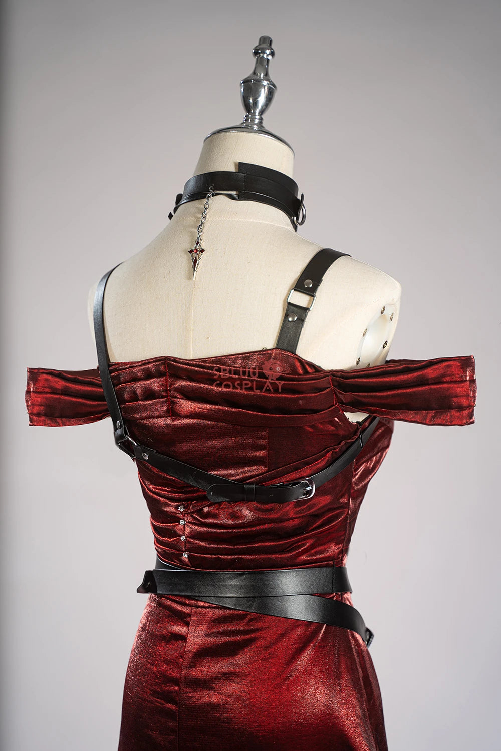 SBluuCosplay Enchanting Veil Heroine Cosplay Costume Game Love and Deepspace R-Quality Women Red Dress Qinche Sylus