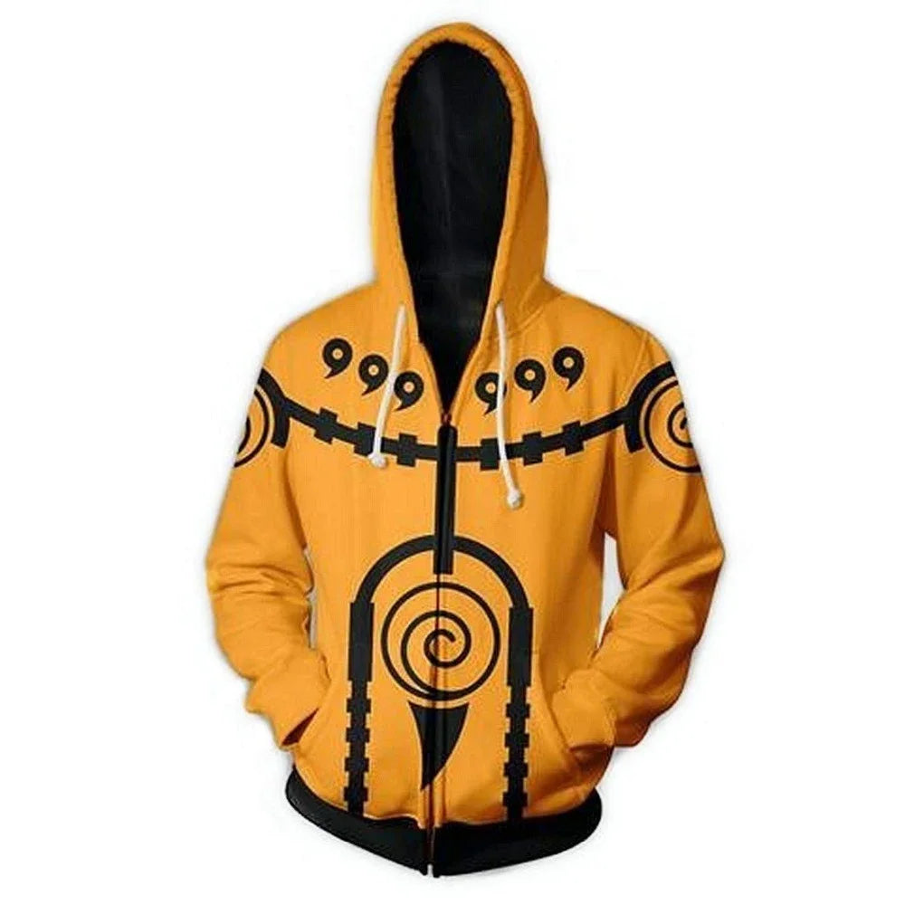 Anime Zip Hoodie Jackets Cosplay Clothes Costumes Men Hoodies Sweatshirts Zipper Tops Sasuke Sweatshirt Kakashi Tops