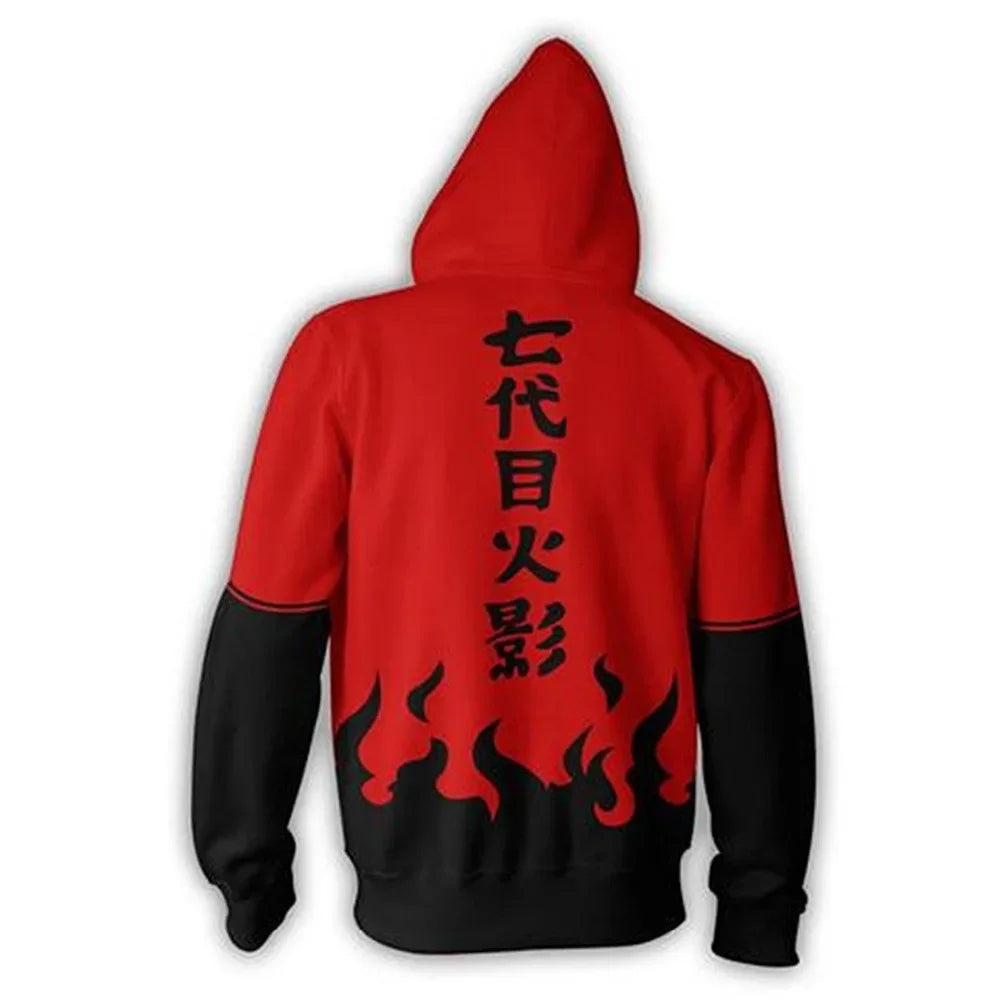 Anime Zip Hoodie Jackets Cosplay Clothes Costumes Men Hoodies Sweatshirts Zipper Tops Sasuke Sweatshirt Kakashi Tops