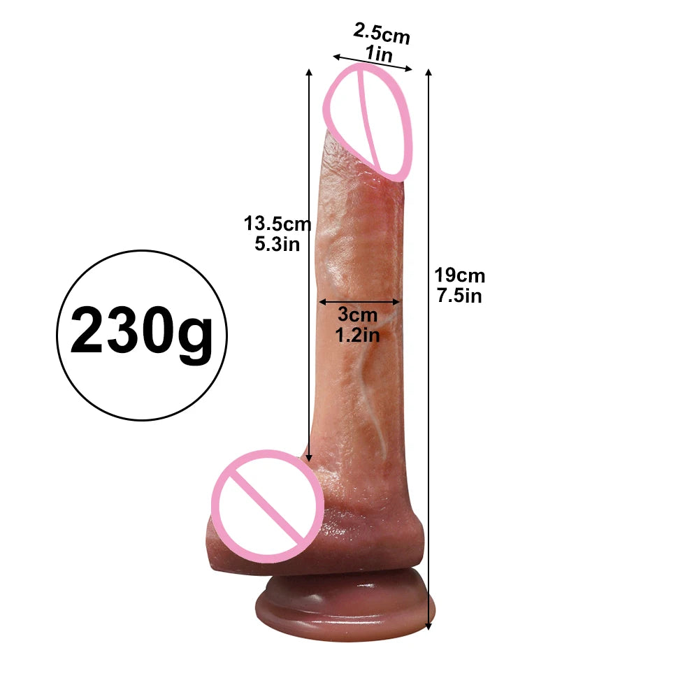 SiliconeSuper Long Realistic Dildo Penis Sex Toys for Women Big Cock Stimulate Vagina Sex Products Big Penis Anal Butt Plug
