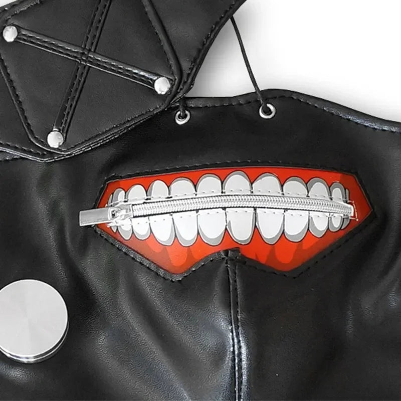 Anime Tokyo Ghoul Kaneki Ken Masker Cosplay Kostuum Shirt Short Tops Mannen Vrouwen Halloween Party Outfit