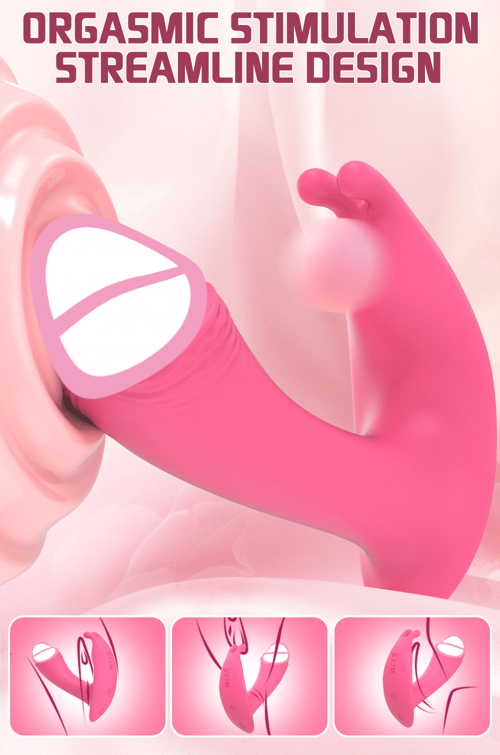 Penetration Vagina Vibrator Female Clitoris Stimulator Dildo Vibrator Sex Toy Wearable Panties Vibrator Adult Sex Toys for Women