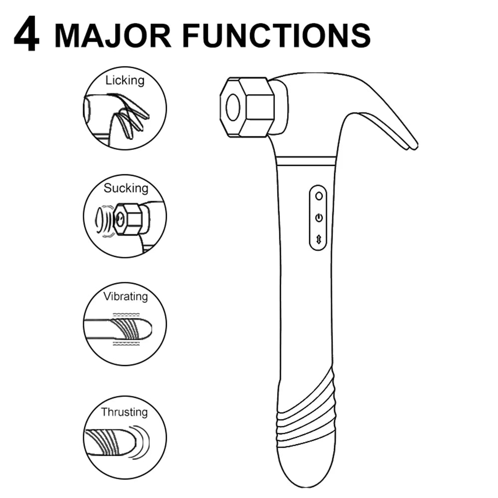 7 Thrusting Vibrators Dildo Sex Toys for Woman G Spot Clitoral Stimulator Butt Plug Vaginal Anal Nipple Masturbation Adult Goods
