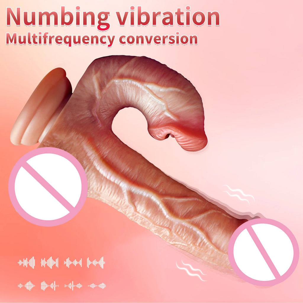 Realistic Thrusting Dildo for Women Licking Vibrator Clit G-Spot Stimulation Remote Control Adult Sex Toys Anal Masturbators