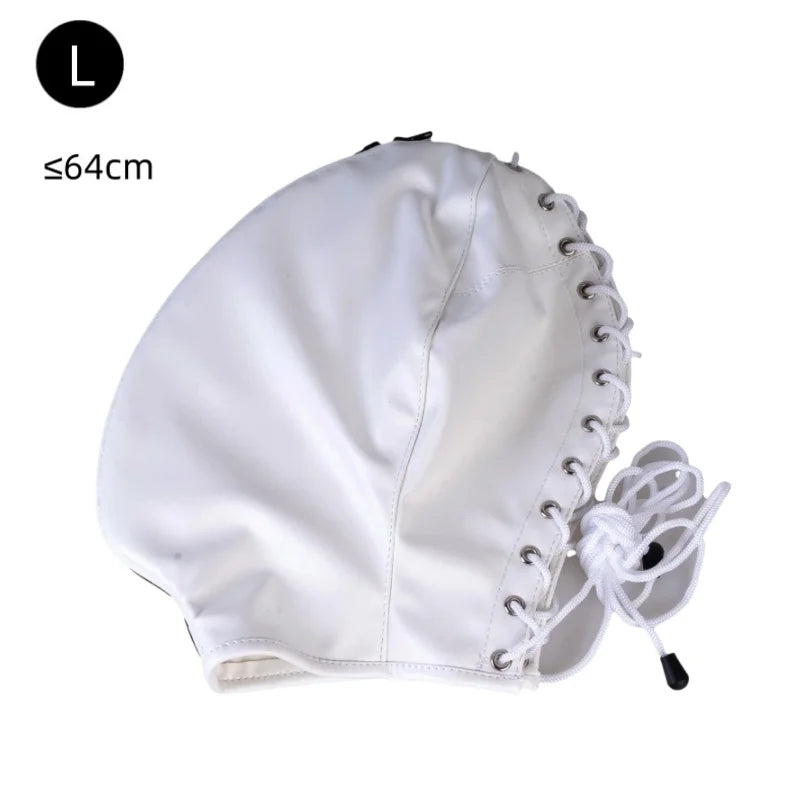 Erotic Restraint Lingerie Set with Unisex Upper Body Bondage Harness Single Glove Hood Mask for Couple BDSM Play Costume