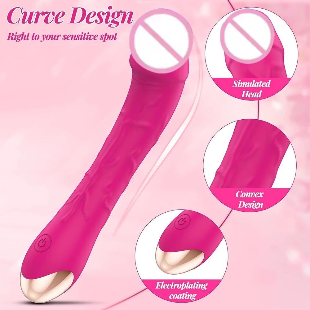 Powerful Clitoris Vibrators USB Recharge AV Vibrator Massager Sexual Wellness Erotic Sex Toys for Women Adult Product G Spot