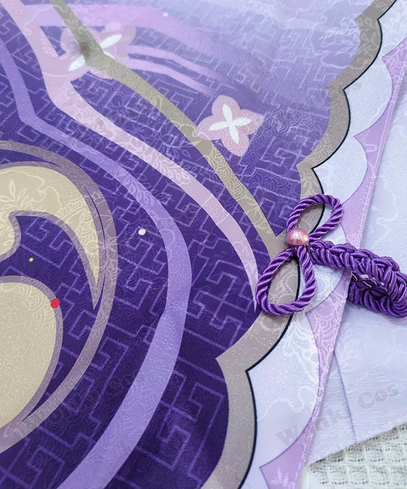 High Quality Raiden Shogun Cosplay Costume Wig Hair Game Impact Raiden Shougun Costumes Wig Set for Women Party Outfits