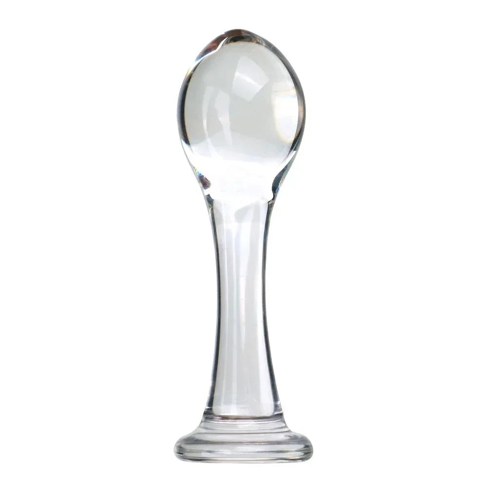 Glass Anal Plug Six-piece Set Pulling Beads Dual Use Small Dildos Butt Plugs Masturbation Posterior Dilation Adult Sex Toys