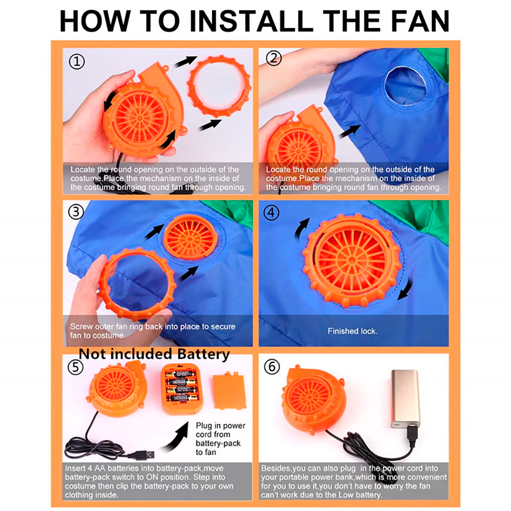 Halloween Costume Colorful Rooster Inflatable Costume Holiday Party Cosplay Cosplay Props Animal Performance Costume