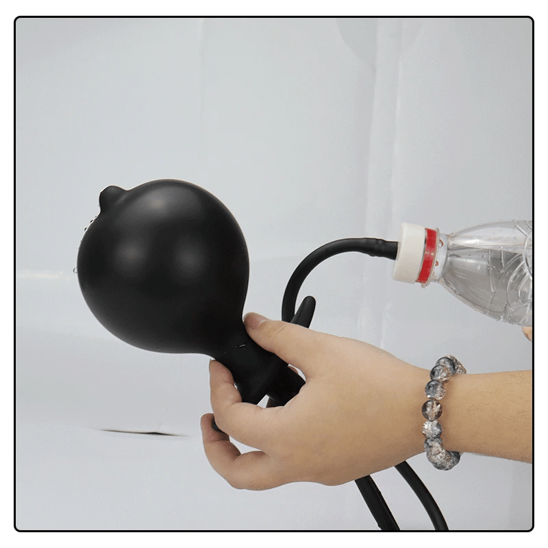 Enema Inflatable Anal Plug Can Expand Large Buttock Plug Prostate Massager Anal Dilator Flush Enema Male and Female Sex Toys