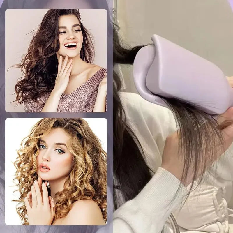 32mm French Hair Curler Wave Professional Egg Roll Hair Curling Iron Corrugated Wavy Styler Fast Heating Volumizing Styling Tool