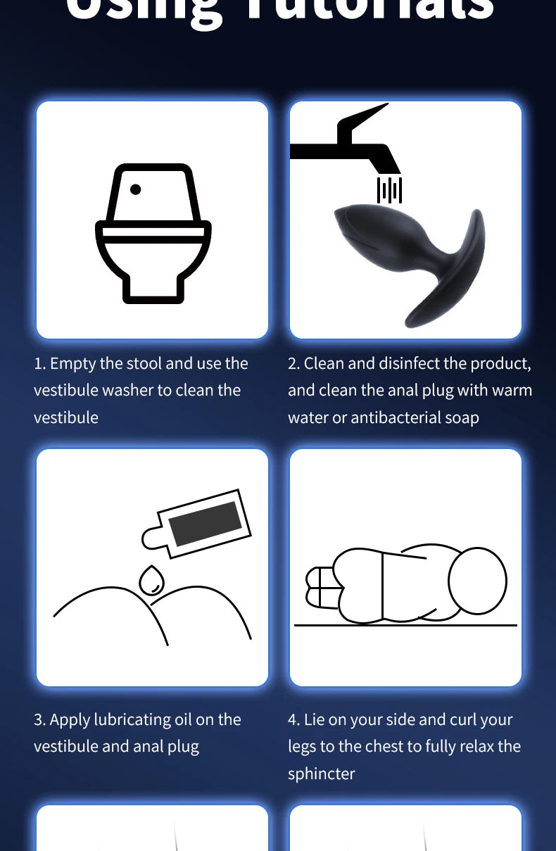 Expand Inflatable Anal Plug with Magneticsuction Valve Stretch Anal Trainer Stimulation Inflatable Anal Butt Plug BDSM for Men