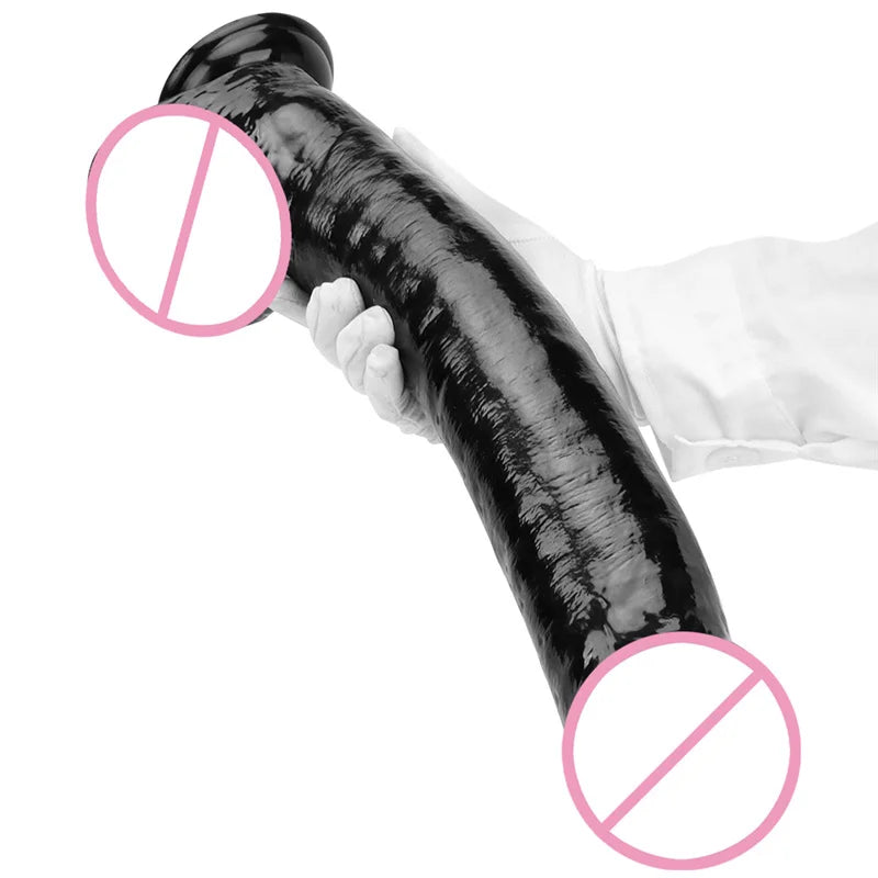 Giant Realistic Dildo Anal Plug with Sucker Big Dick Long Penis Sex Toys for Women Men Adult Products Stimulate Anus and Vagina
