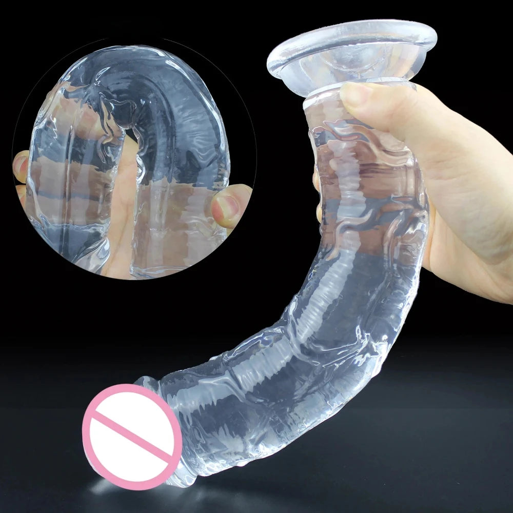 Oversized Soft Realistic Dildo Big Penis Suction Cup Dick Penetration Anal Adult Sex Toys/Anal Toy for Women Masturbation Dildos
