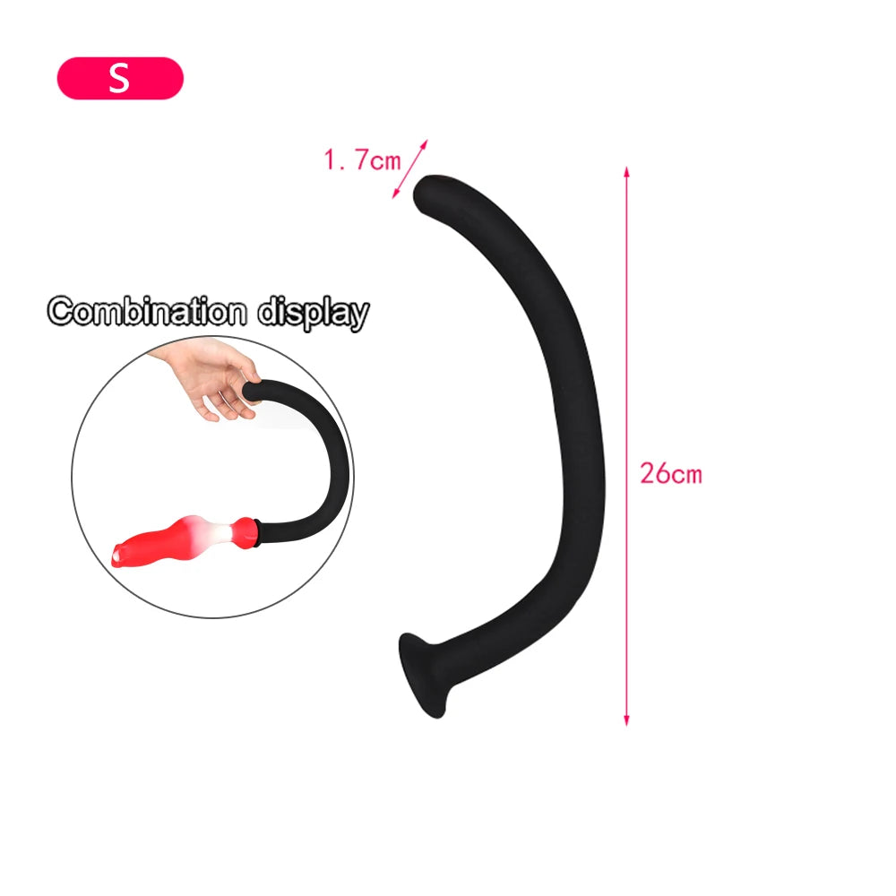 Dog Dildo With Silicone Butt Plug Long Tail Cosplay BDSM Adult Sex Games Long Anal Plug Animal Dildos For Women Penis Buttplug