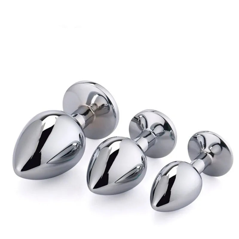 Metal Anal Plug Wearable Butt Plug Jewelry Dilator Dildo Prostate Massager Sex Toy for Men And Women Dropshipping