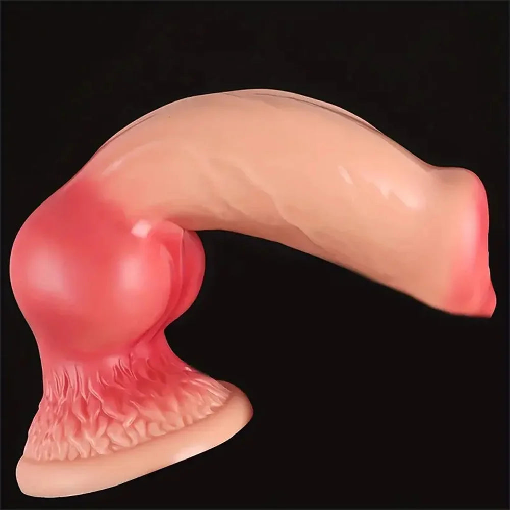 Realistic Dog Dildos Huge Penis Double Penetration Anal Butt Plug Vagina Masturbation Monster Cock Dick Sex Toys for Men Women