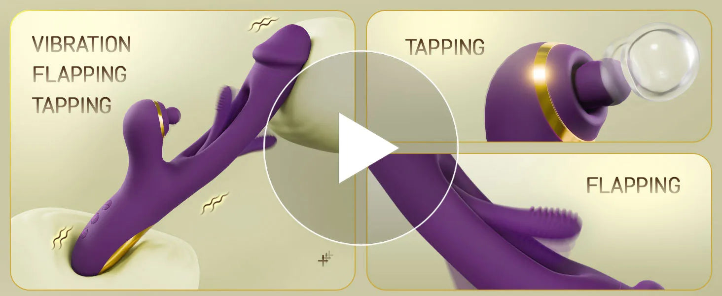Super Powerful Tapping Flapping Vibrator for Women Realistic Dildo Clitoris Stimulator G-Spot Massager Stick Adults Sex Toys 18