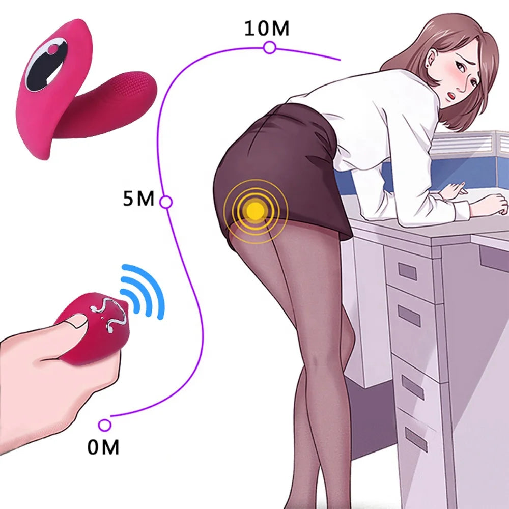 Wearable Dildo Vibrators for Women Remote Control Vibrator Female G-spot Clitoris Masturbators Sex Toys for Women 18 Sex Shop