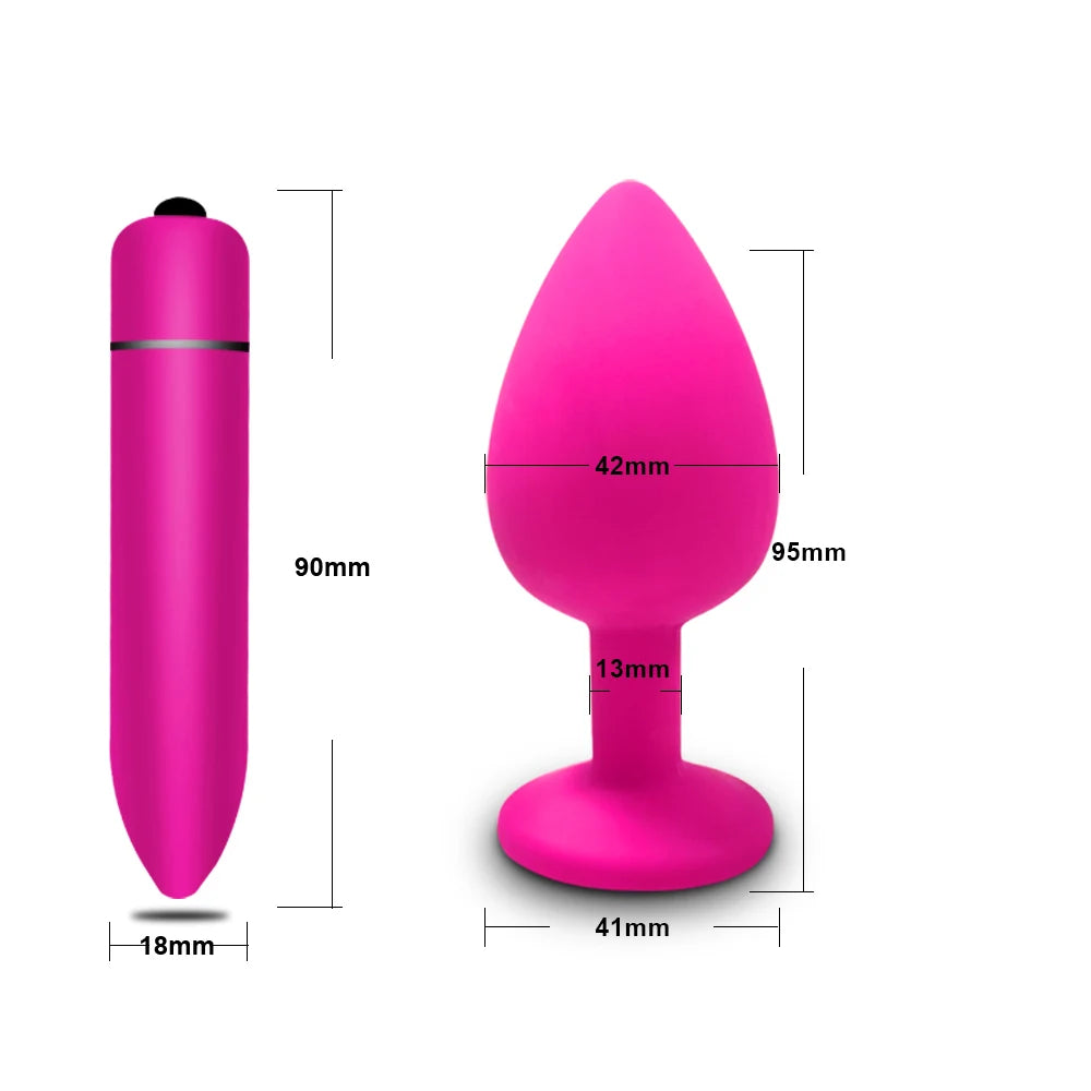 10 Speeds Mini Bullet Vibrator Massager Vagina Vibrator Erotic Masturbator Female Clitoris Stimulator Sex Toy for Women Anal Toy