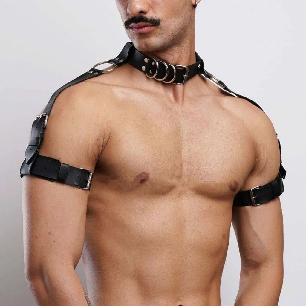 Fetish Gay  Bondage Men SexyCage Harness Male Lingerie Adjustable Sexual Body Punk Style Belt Harajuku For Adult