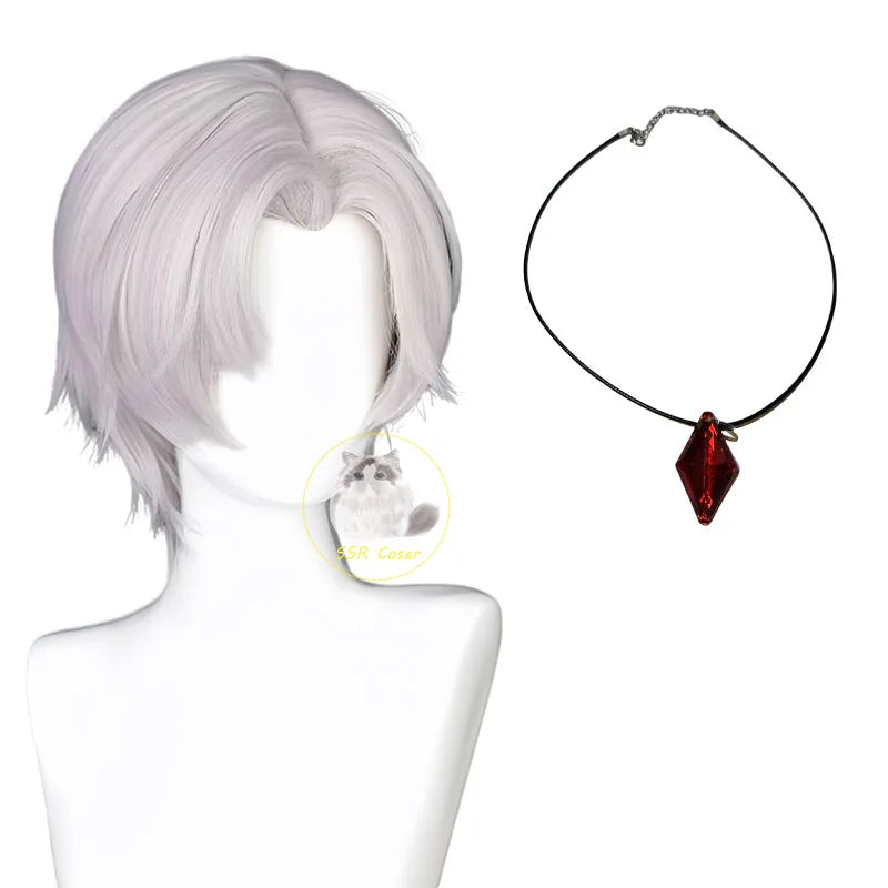 DMC 5 Dante Cosplay Wig Uniform Costumes Disguise for Adult Men Long Windbreaker Gloves Roleplay Outfits Halloween Carnival Suit