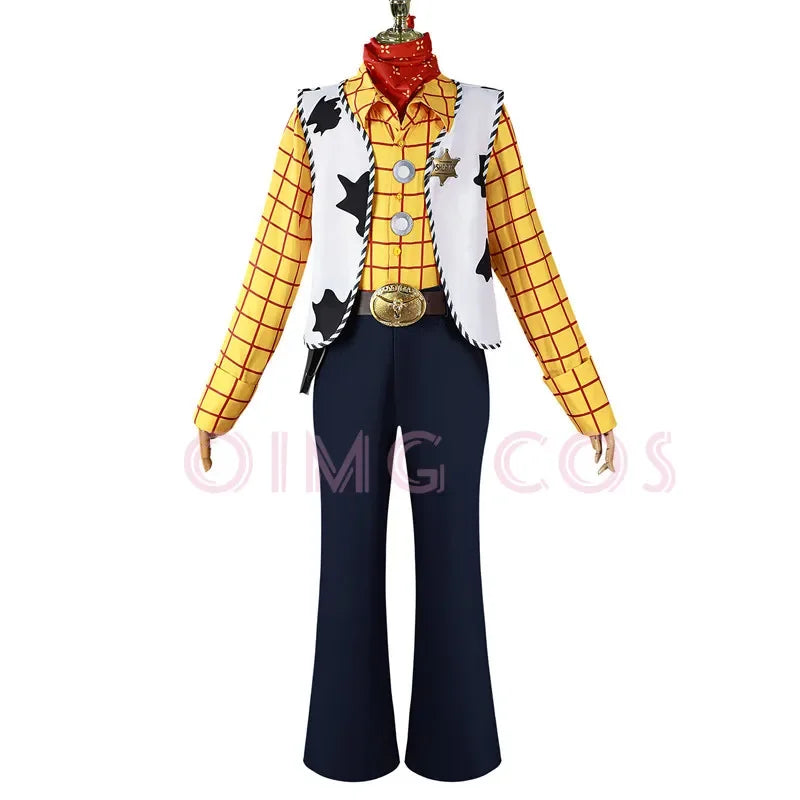 Woody Cosplay Costume Jessie Adult Carnival Uniform  Anime Men Halloween Party Costumes Masquerade Game