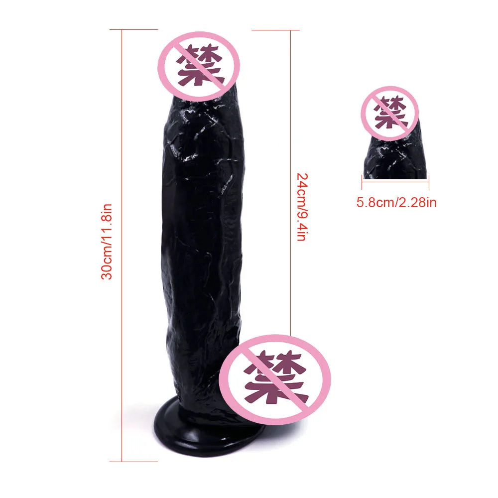 11.8 inch Dildo Phallus Huge Large Realistic Dildos Silicone Penis With Suction Cup G Spot Stimulate Toys For Woman Dropshipping