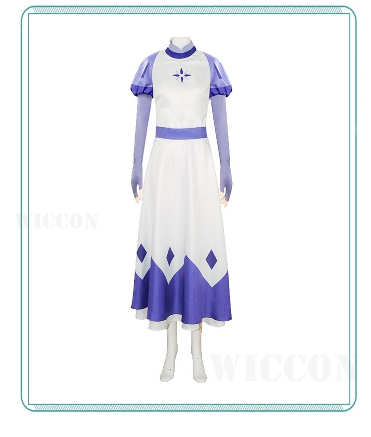 Angel Emily Cosplay Costume Halo Cosplay Women Fancy Dress Hazzbin Outfit Halloween Uniform Hasbin Seraphim Wings Suit