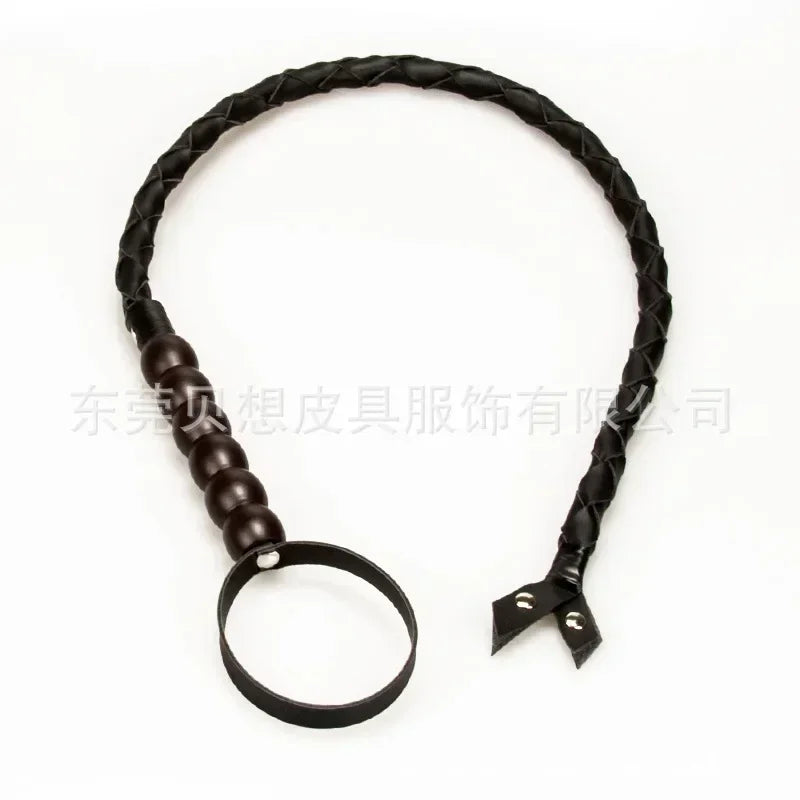 Adult Products Anus Massager Slave Bondage Adult Games Fetish Sex Toys for Couple PU Leather Sex Whip Flogger Ass Spanking