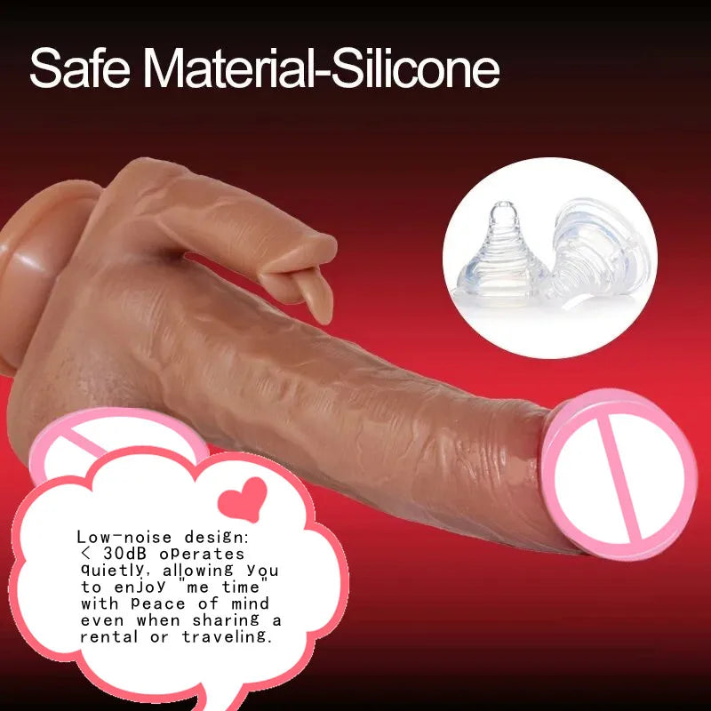 Realistic Dildo Vibrator Penis Telescopic Massager vibrating female Remote Control Masturbation Big Dick Anal Adult Sex Toys