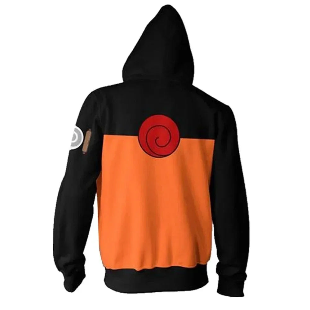 Anime Zip Hoodie Jackets Cosplay Clothes Costumes Men Hoodies Sweatshirts Zipper Tops Sasuke Sweatshirt Kakashi Tops
