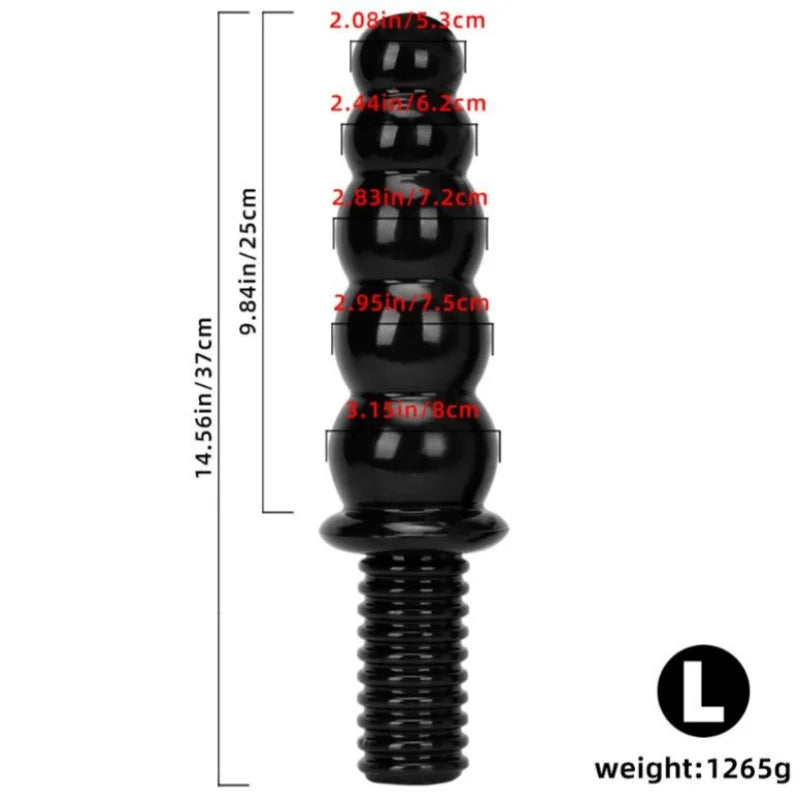 Large Anal Plug Handle Dildos Big Butt Plug Anal Beads Masturbatior Prostate Massage Vagina Anus Dilator Sex Toys for Women Men