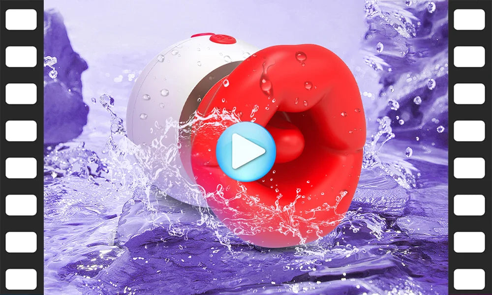 Realistic Dildo Vibrators Sex Toy For Women Tongue Licking Sucking G Spot Vibrator Nipple Clit Clitoral Vibrations Stimulator