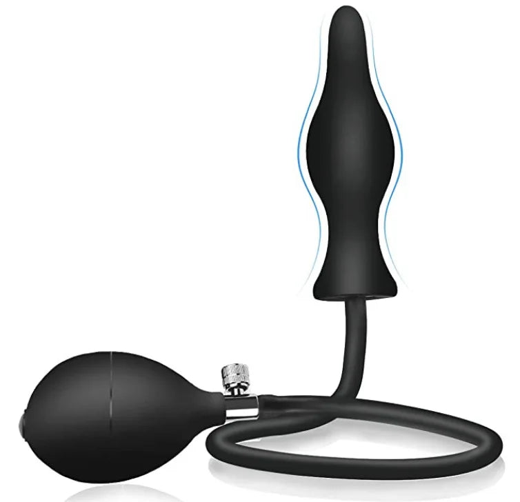 Inflatable Anal Plug Dilator Prostate Massager Buttplug Extra Large Inflat Dildo Anal Pump Adult Supplies Sex Toys For Women Men