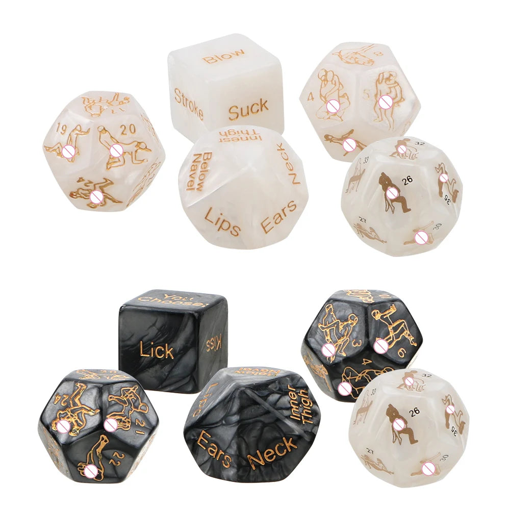 Adult Sex Toys Love Sexy Posture Humour Gambling 5 pcs/set Bar Toy Couple Gift Sex Dice Sex Toys for Couple