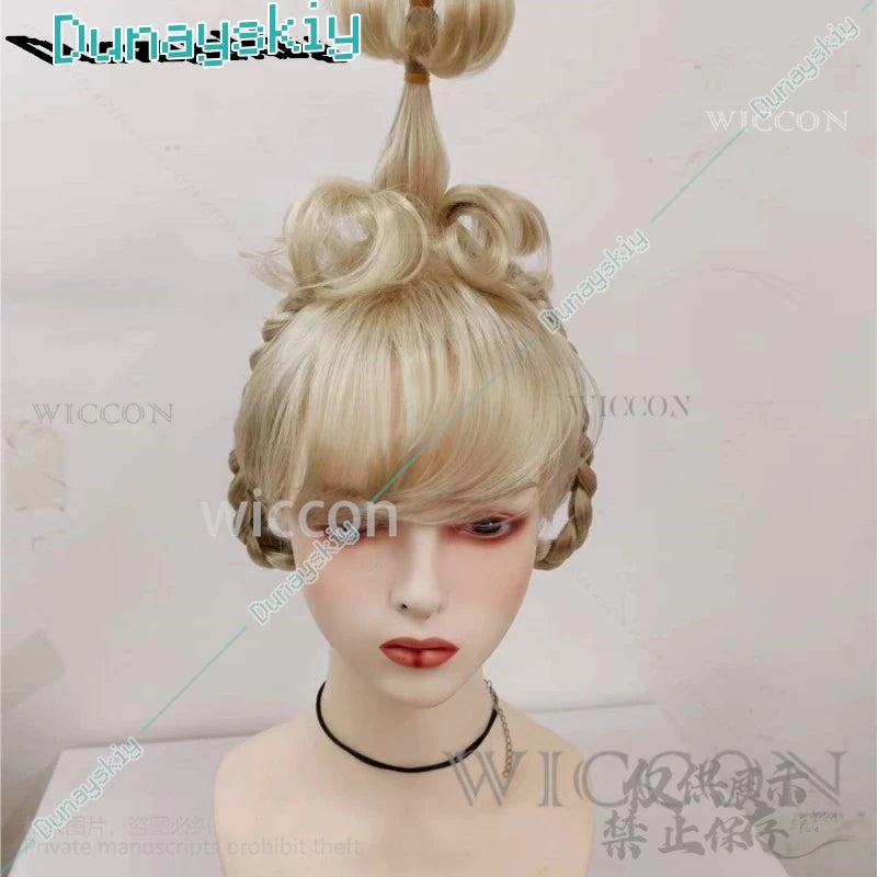 Anime Cindy Lou Cosplay Costume Cindy Plaid Dress Red Cloak Outfit Blond Wig Women Kids Halloween Suit Christmas Gift Customized