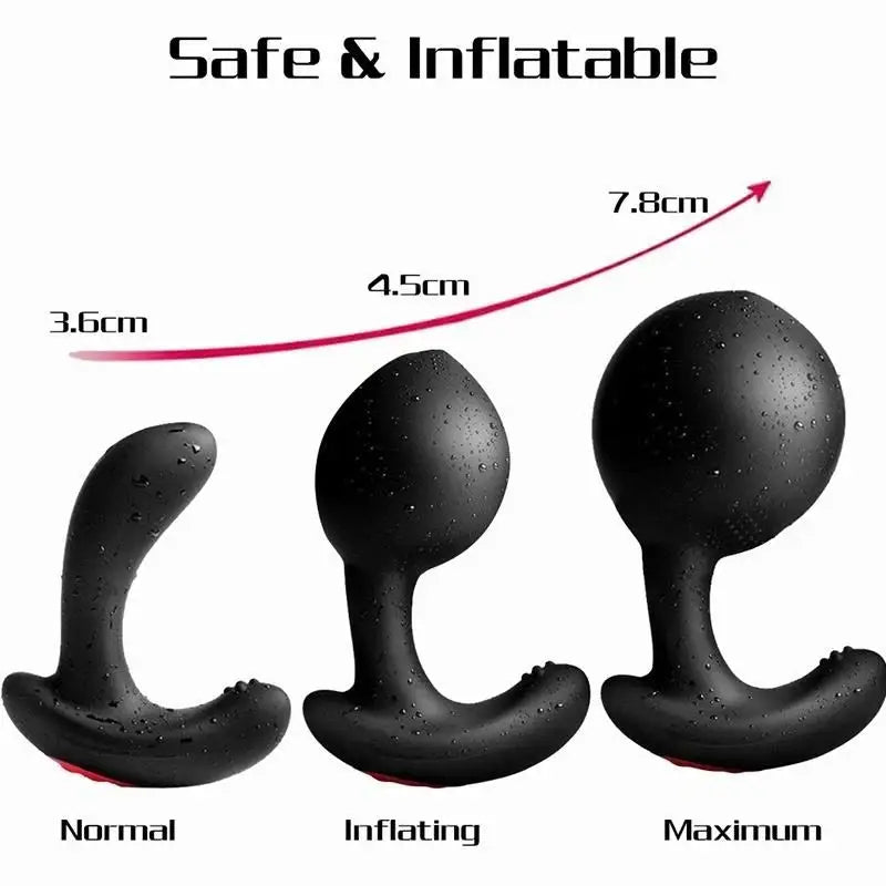 Inflatable Dilator Anal Plug Automatic Anal Adult Sex Toys Man Prostate Massager Anus Couples Adult Toys