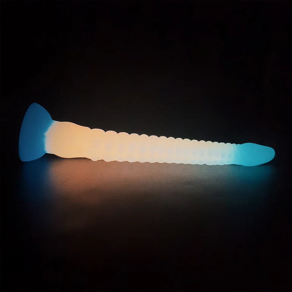 New Huge Luminous Octopus Tentacle Dildo Soft Silicone Monster Animal Penis Big Dick Anal Plug Vaginal Anus Masturbation G Spot