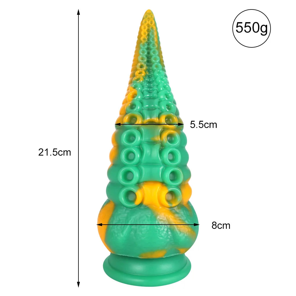 Dildo Female Homosexual Giant Anal Toy Cup Octopus Tentacle Tentacle Artificial Penis Animal Dildo Sex Toys for Adults Anal Plug