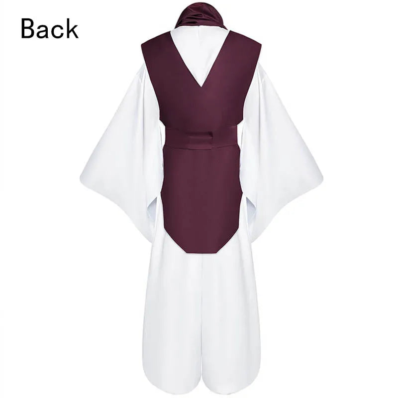 Anime Choso Cosplay Costume with Vest Neck Gaiter Belt White Elastic Pants Halloween Choso kimono Outfits for Comic Con