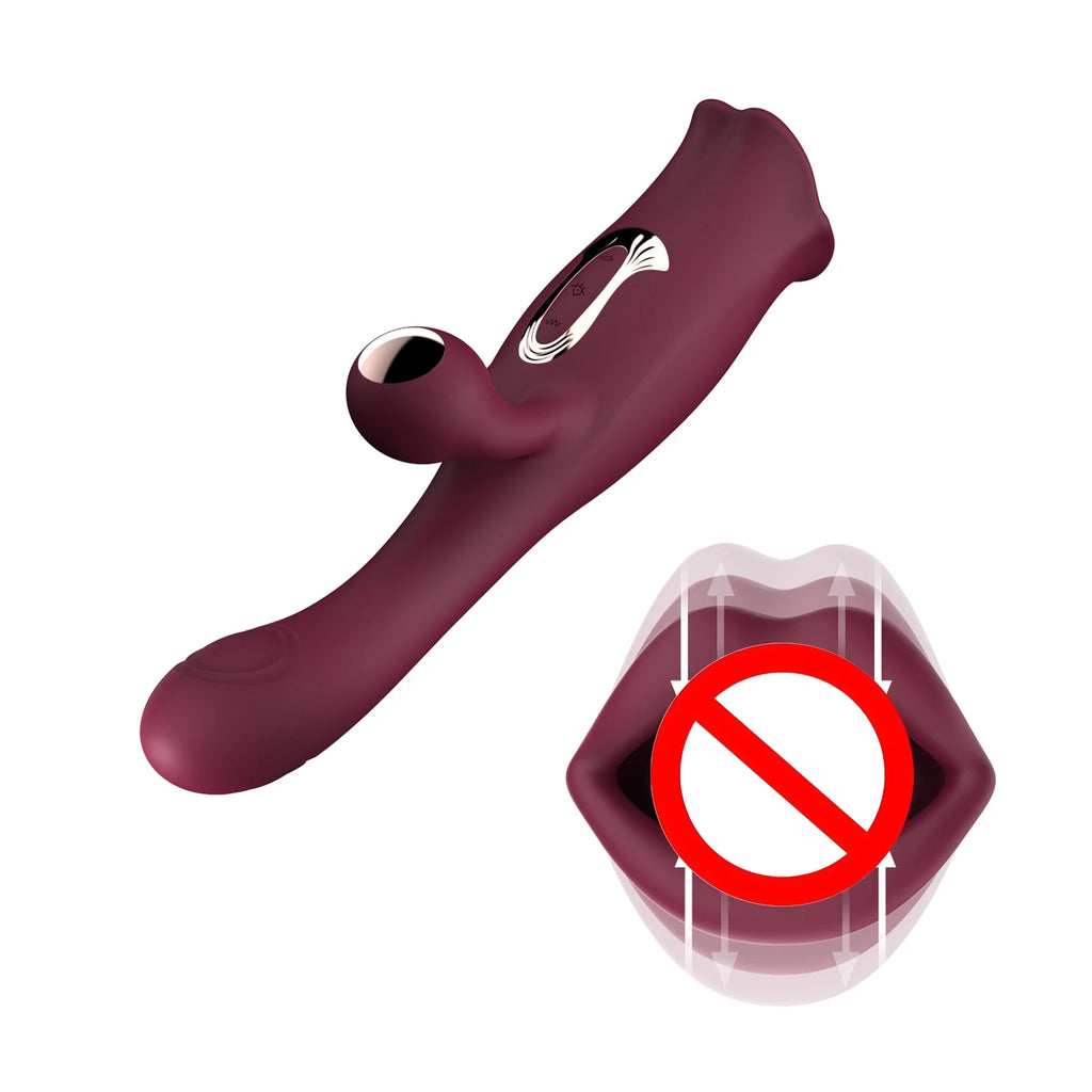 3-in-1 Super Powerful Vibrator 10 Speed 10 Vibration Modes Clitoral G Spot Stimulator Wand Dildos Sex Toys for Woman & Couple