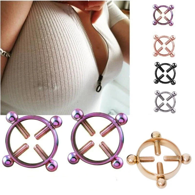 Exotic Accessories Adjustable Nipple Rings Clamp Sex Toys For Women Bdsm Adult Game Fetish Bondage Equipment Erotic Shop Gadgets