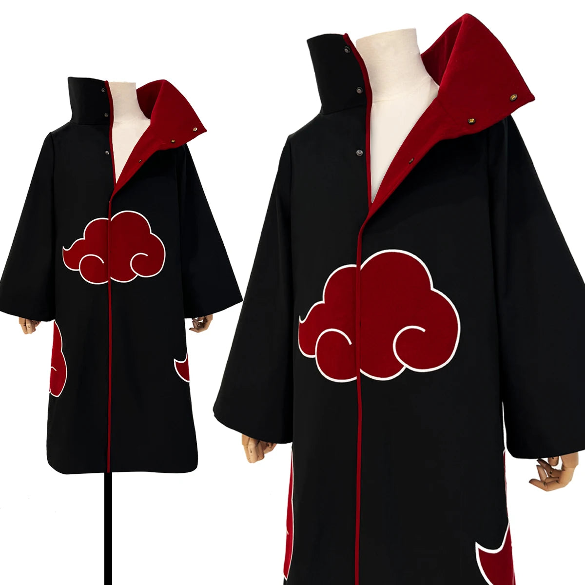 HOLOUN Naru Anime Uchiha Sasuke Uchiha Itachi Cosplay Costume Cloak Embroidery Hawk Team Uniform Adult Convention S-2XL