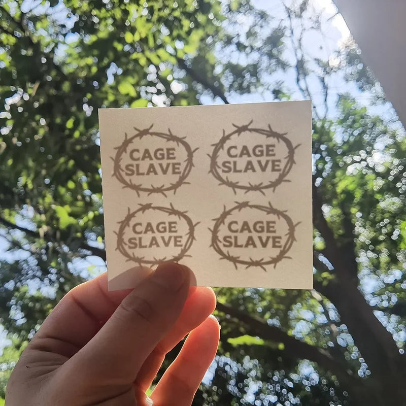 cage  - Cuckold Temporary Tattoo Fetish for Hotwife cuckold