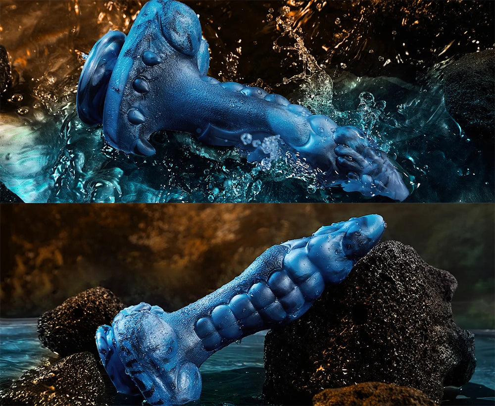 Huge Thick Thrusting Dildo Vibrator Fantasy Monster Female Masturbator Vaginal Anal Toy Realistic Dildos Sex Toys for Women Men