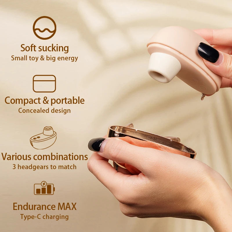 Vibrating Massager, Adult Sex Toy, Combination Products, 18 BDSM,Sucker Clitoral Vibrator for Woman, G-Spot,Female Vaginal