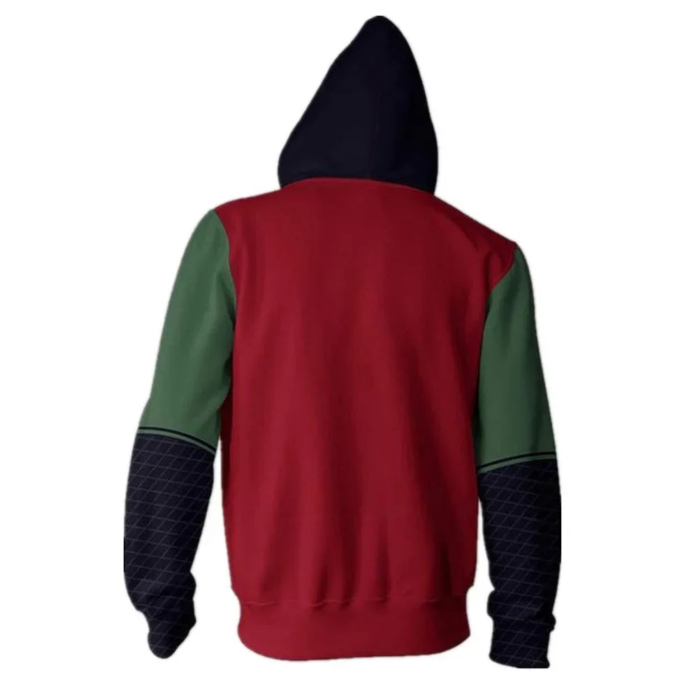 Anime Zip Hoodie Jackets Cosplay Clothes Costumes Men Hoodies Sweatshirts Zipper Tops Sasuke Sweatshirt Kakashi Tops