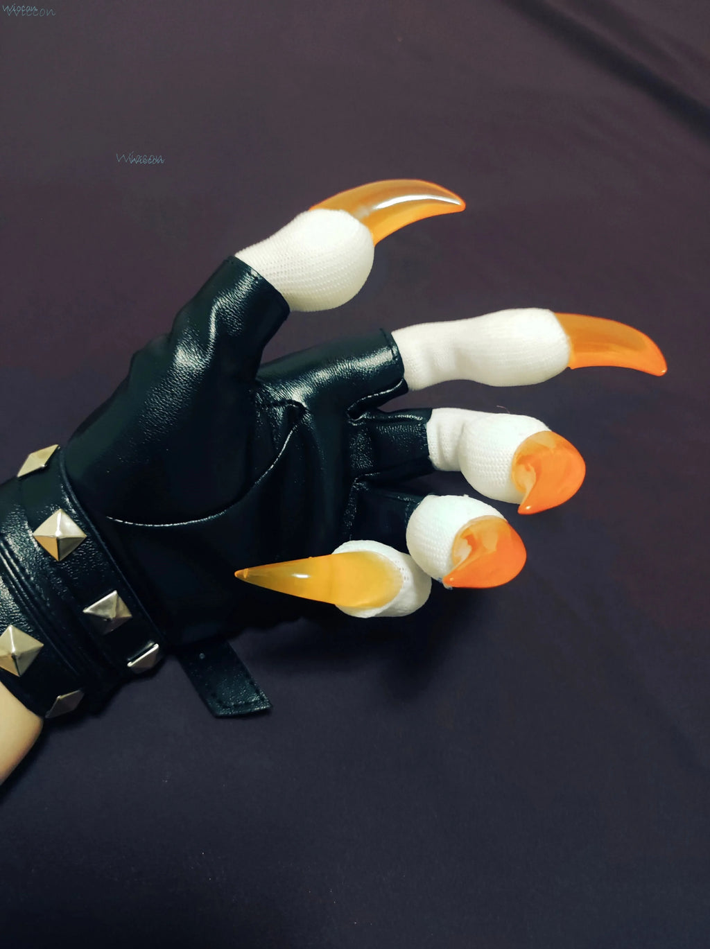 Furry Gloves Kig Fursuit Paws Kigurumi Cosplay Plush Gloves& Handwear Summer Gloves Claw Black White Multicolor Claw Furry Suit