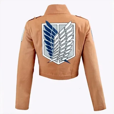 Attack on Titan Cosplay Shingeki no Kyojin Mikasa Ackerman Cosplay Costume Jacket Shawl Belt Suit Leather Shorts Full Sets